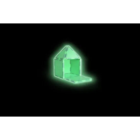 Ein origineller magnetischer Bausatz, der im Dunkeln leuchtet.