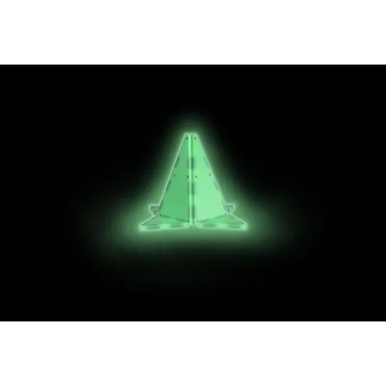 Ein origineller magnetischer Bausatz, der im Dunkeln leuchtet.