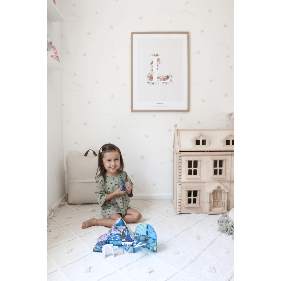 Mit dem Magnetbausatz kannst du deine eigene arktische Landschaft bauen