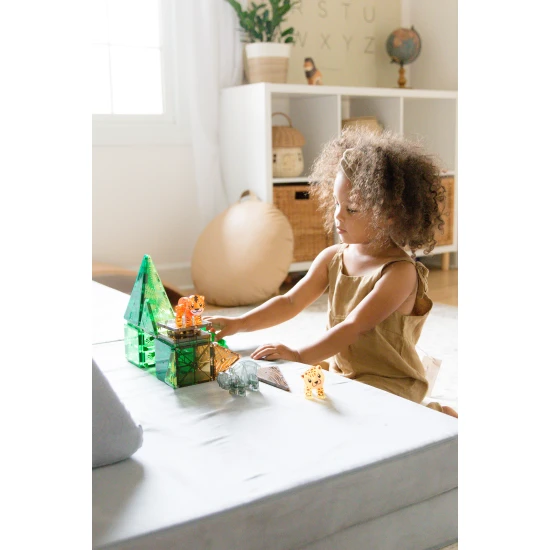 Der originale magnetische Bausatz MAGNA-TILES® Jungle.