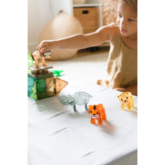 Der originale magnetische Bausatz MAGNA-TILES® Jungle.