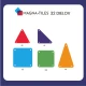 Original 32-teiliger Magnetbausatz von MAGNA-TILES