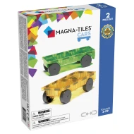 Magnetischer Baukasten Cars 2 Teile Grün/Gelb