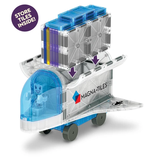 Magnetisches Bauset „MAGNA-TILES“ für Weltraumliebhaber.