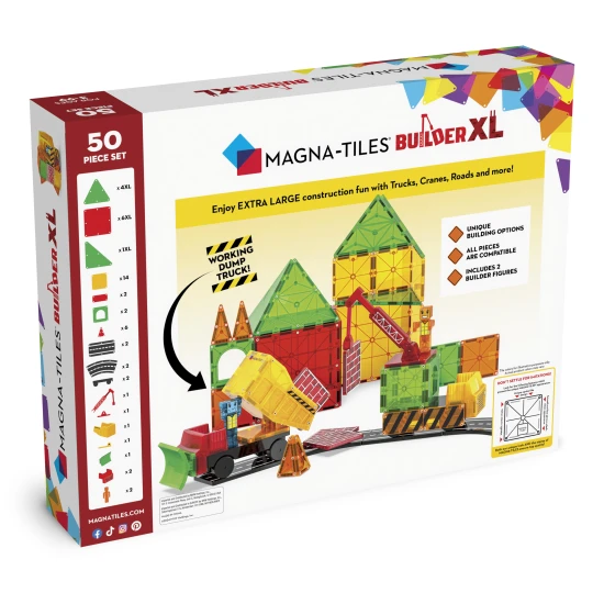 MAGNA-TILES Magnetbausatz für kleine Baumeister.