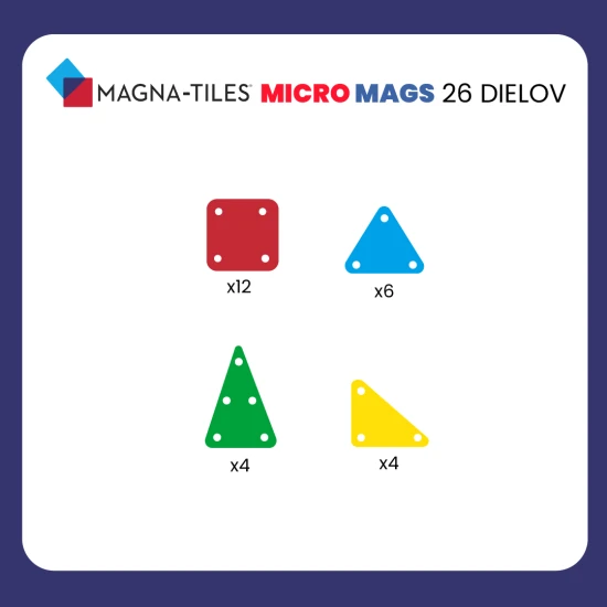 MAGNA-TILES Magnetbauset für unterwegs.
