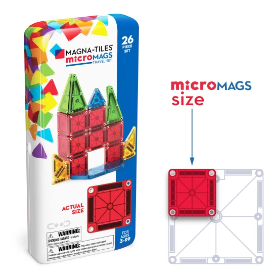 MAGNA-TILES Magnetbauset für unterwegs.