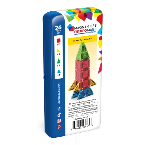 MAGNA-TILES Magnetbauset für unterwegs.