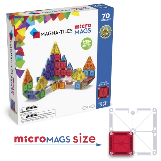 Ein riesiger magnetischer MAGNA-TILES-Bausatz für unterwegs.