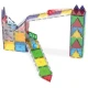 MAGNA-TILES Rail Racers Deluxe Magnetbausatz – Kinderrennstrecke mit Kugeln, Schienen und Rampen
