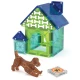 MAGNA-TILES Hundehütte Magnetisches Bauset – Hundehütte für Kinder mit Figur und Dekoration