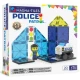 MAGNA-TILES® Polizeistreife Magnet-Bausatz – Kinder-Polizeiauto mit Figur und Ampel