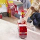 MAGNA-TILES Magnetisches Bauset Feuerwehrwache – Kinderbauset mit Feuerwehrmann, Leiter, Lichtern und Sirene