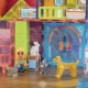 MAGNA-TILES Tier-Spielhaus Magnet-Bausatz – Kinderhaus für Tiere mit Rutsche, Figuren und Zubehör