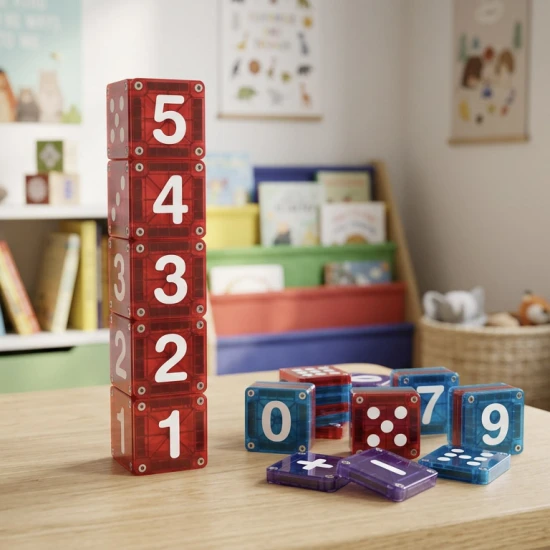 Spielerisches Lernen von Mathematik mit MAGNA-Tiles
