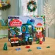 MAGNA-TILES Adventskalender – 34 Teile mit weihnachtlichen Motiven, Figuren und Mikro-Chassis
