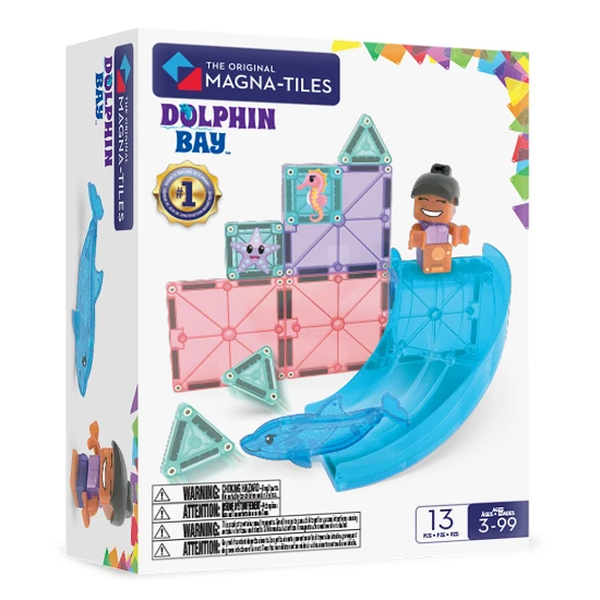 Magnetische Bausteine Dolphin Bay 13 Teile