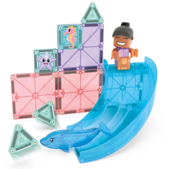Magnetische Bausteine Dolphin Bay 13 Teile