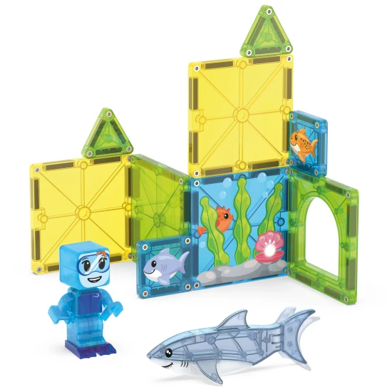 Magnetische Bausteine Shark Dive 13 Teile