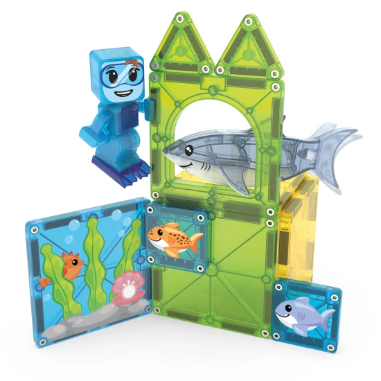 Magnetische Bausteine Shark Dive 13 Teile