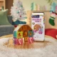 AGNA-TILES microMAGS Gingerbread House Travel Set – magnetisches Bauset mit 24 Teilen für Kinder ab 3 Jahren