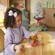 AGNA-TILES microMAGS Gingerbread House Travel Set – magnetisches Bauset mit 24 Teilen für Kinder ab 3 Jahren