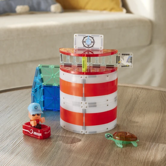 Magnetische Bausteine Lighthouse Rescue 26 Teile
