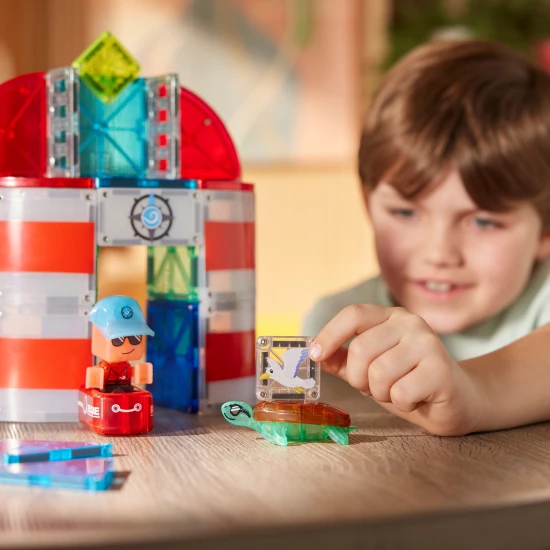 Magnetische Bausteine Lighthouse Rescue 26 Teile