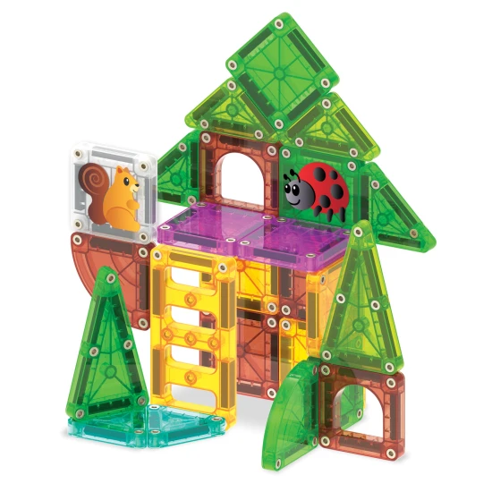 Magnetischer Bausatz microMAGS Treehouse Travel Set 24 Teile