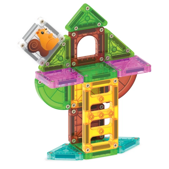 Magnetischer Bausatz microMAGS Treehouse Travel Set 24 Teile