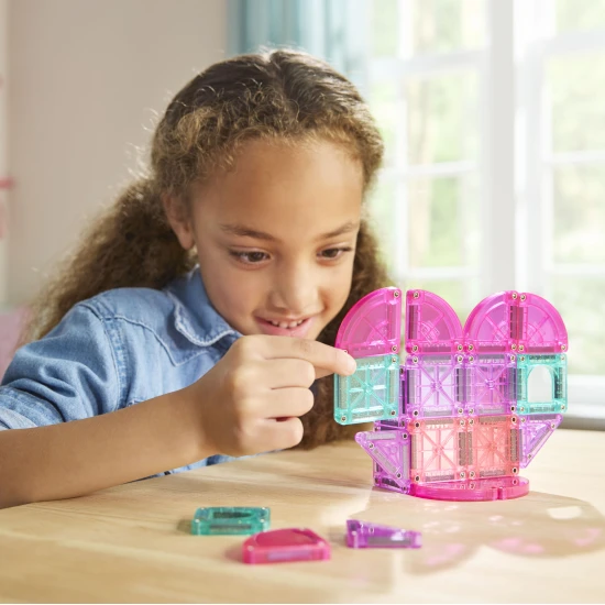 Magnetbausatz microMAGS Heart to Heart 26 Teile, geeignet für Reisen.