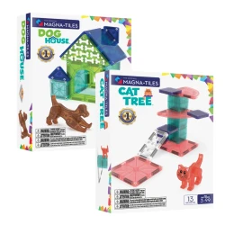 MAGNA-TILES Dog House und Cat Tree Set