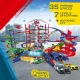 Super City Garage mit 6 Fahrzeugen und Zug – Majorette MJ2009001