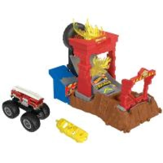 Hot Wheels Monster Trucks Arena Spielset mit Rennherausforderung Hot Wheels Monster Trucks Arena Spielset mit Rennherausforderung