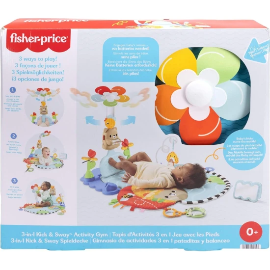 Mattel Spieldecke mit Karussell für motorische und kognitive Entwicklung 25HYR60