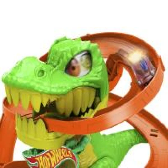 Hot Wheels City T. Rex Angriff auf die Feuerwache Mattel Hot Wheels City T. Rex Angriff auf die Feuerwache 25JBM73