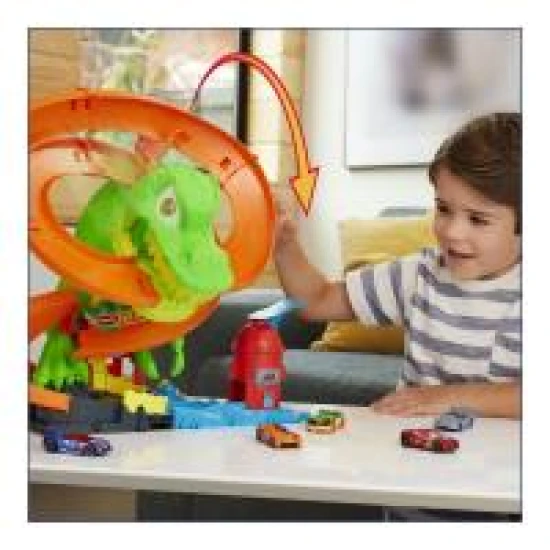 Hot Wheels City T. Rex Angriff auf die Feuerwache Mattel Hot Wheels City T. Rex Angriff auf die Feuerwache 25JBM73