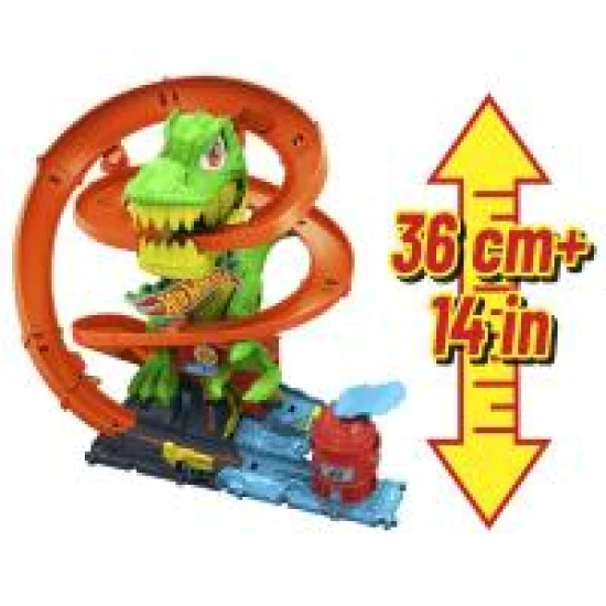 Hot Wheels City T. Rex Angriff auf die Feuerwache Mattel Hot Wheels City T. Rex Angriff auf die Feuerwache 25JBM73