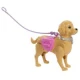 Barbie Puppe mit Hündchen beim Spaziergang Barbie Puppe mit Hündchen beim Spaziergang
