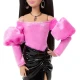 Mattel Barbie Deluxe Style Modepuppe mit schulterfreiem Top und Rock 25JJN76