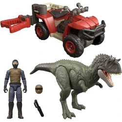 Jurassic World Dinosaurierangriff Fahrzeug und Figur