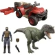 Mattel Jurassic World Dinosaurierangriff Fahrzeug und Figur 25JKG91