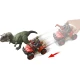 Mattel Jurassic World Dinosaurierangriff Fahrzeug und Figur 25JKG91