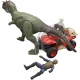 Mattel Jurassic World Dinosaurierangriff Fahrzeug und Figur 25JKG91