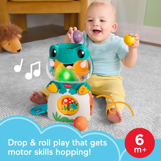 Verspielter Frosch mit Bällen Mattel Verspielter Frosch mit Bällen 25JLB96