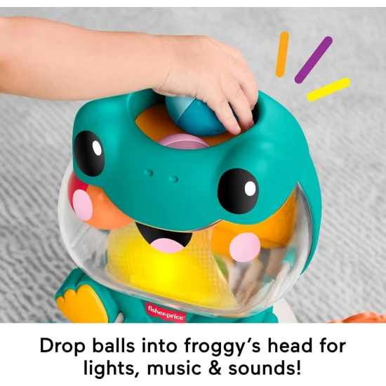 Verspielter Frosch mit Bällen Mattel Verspielter Frosch mit Bällen 25JLB96