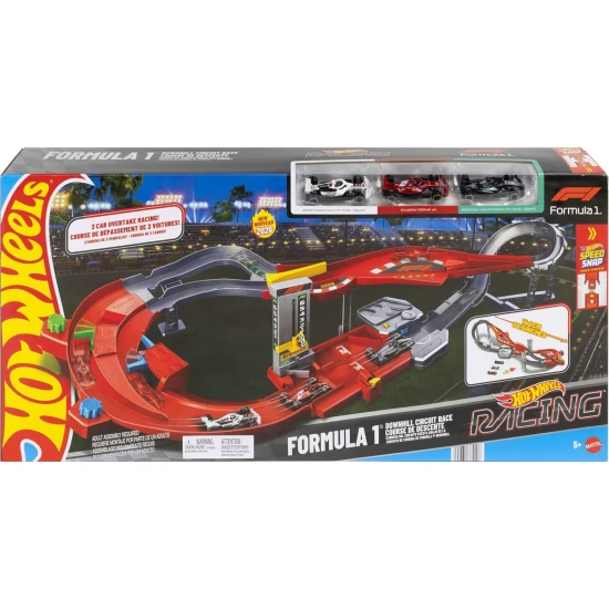 Mattel Hot Wheels Racing Formula 1 Abfahrtsrennstrecke 25JMC90