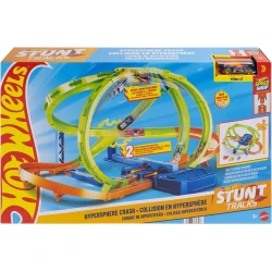 Hot Wheels Stunt Tracks Hypersphere Crash Stunt Rennbahn Hot Wheels Stunt Tracks Hypersphere Crash Stunt Rennbahn