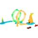 Hot Wheels Neon Speeder Doppel Loop Rennbahn Mattel Hot Wheels Neon Speeder Doppel Loop Rennbahn 25JMG49