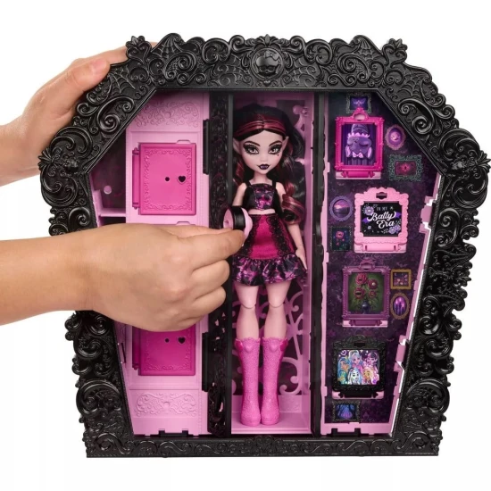 Monster High Skulltimate Secrets Überraschungsschrank mit Draculaura Mattel Monster High Skulltimate Secrets Überraschungsschrank mit Draculaura 25JMG63